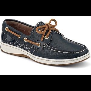 Sperry Bluefish Critter Print 2-Eye Boat Shoes